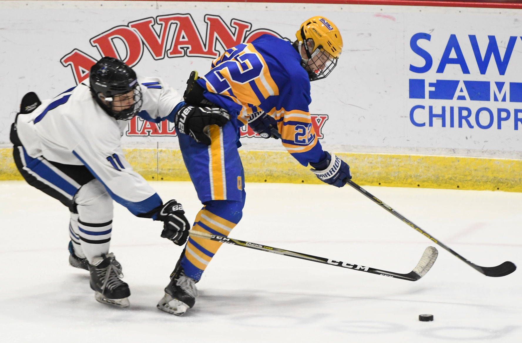 Local hockey battle